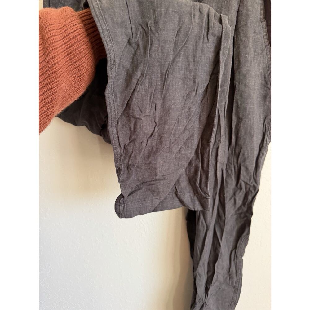 BDG Gray Linen Blend Pull On Parachute Jogger Pant Womens M Classic Flowy - Picture 3 of 6